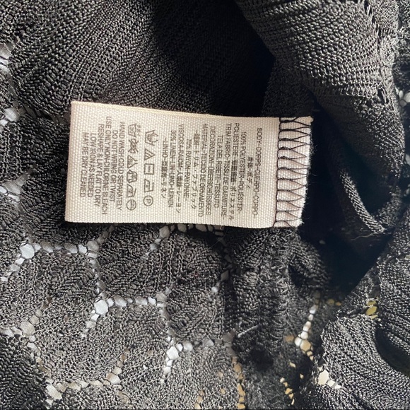 free peole fire island Crochet Ruffle Top Size Small - Picture 6 of 10